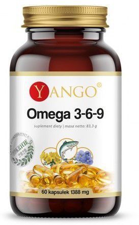 Yango Omega 3-6-9 1388 mg 60 K Kwasy Tłuszczowe