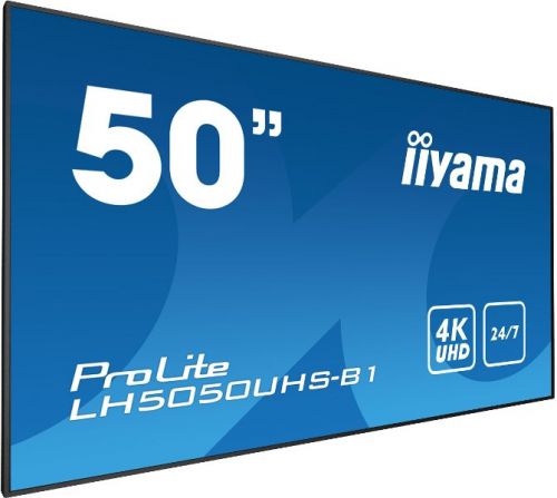 Monitor led iiyama lh5050uhs-b1 4k 50
