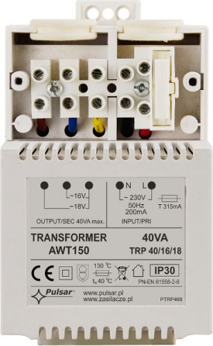 Transformator awt150 trp/40/16/18 pulsar ( zamiennik awt468 ) - możliwość montażu - zadzwoń: 34 333