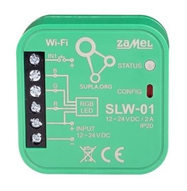 Sterownik slw-01 autonomiczny led rgb wi-fi zamel supla - możliwość montażu - zadzwoń: 34 333 57 04