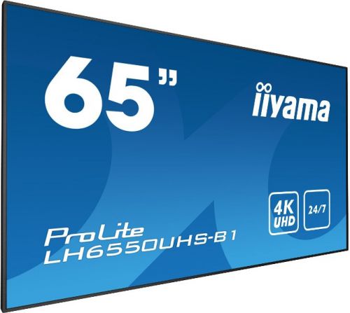 Monitor led iiyama lh6550uhs-b1 4k 65