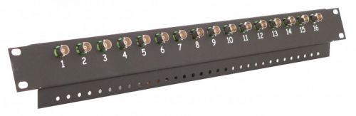 16-kanałowy panel połączeniowy z dystrybucją zasilania ewimar fko-16-fps - możliwość montażu - zadzw