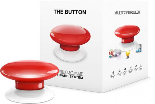 Fibaro the button ( przycisk czerwony ) - możliwość montażu - zadzwoń: 34 333 57 04 - 37 sklepów w c