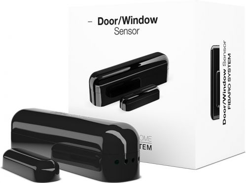 Fibaro door/window  sensor  (czarny czujnik otwarcia drzwi lub okna) - możliwość montażu - zadzwoń: