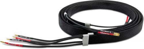 Tellurium q ultra black ii  kabel głośnikowy wtyk: widełki, długość: 3 m