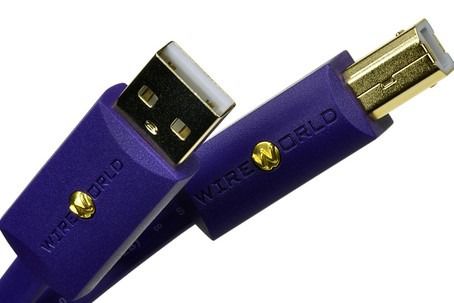 Wireworld ultraviolet 8 usb 2.0 a to b (u2ab) kabel długość: 1,0 m