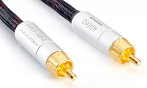 Kabel stereo eagle cable high end deluxe stereo audio rca długość: 1,0 m