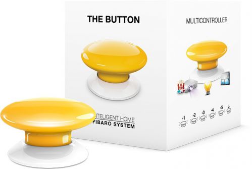Fibaro the button ( przycisk żółty ) - możliwość montażu - zadzwoń: 34 333 57 04 - 37 sklepów w całe