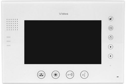 Monitor wideodomofonu vidos m670w-s2  - możliwość montażu - zadzwoń: 34 333 57 04 - 37 sklepów w cał