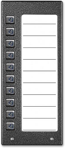 Aco cdn-10np gr podświetlany panel listy lokatorów z 10 przyciskami - możliwość montażu - zadzwoń: 3