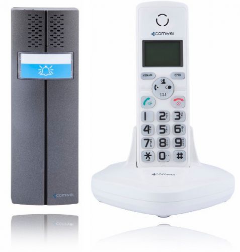 Domofon bezprzewodowy comwei d102w, teledomofon biały - możliwość montażu - zadzwoń: 34 333 57 04 -