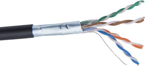 Kabel teleinformatyczny kat.5e f/utp zewnętrzny suchy 500m - możliwość montażu - zadzwoń: 34 333 57