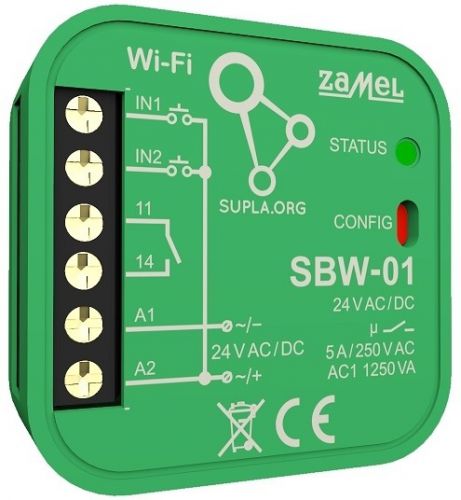 Sterownik bramowy sbw-01 autonomiczny dopuszkowy wifi zamel supla - możliwość montażu - zadzwoń: 34