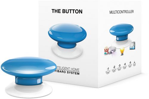 Fibaro the button ( przycisk niebieski ) - możliwość montażu - zadzwoń: 34 333 57 04 - 37 sklepów w