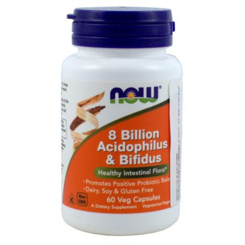 Now Foods 8 Billion Acidophilus&Bifidus 60 K