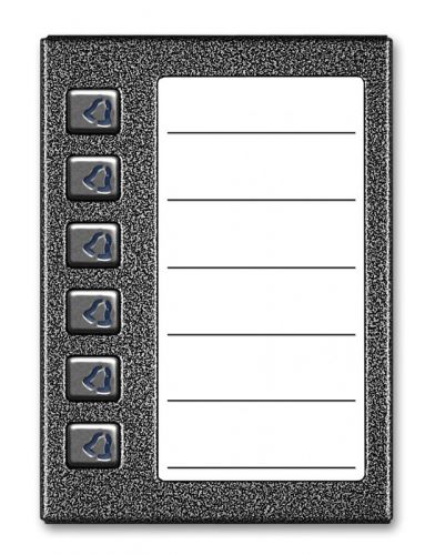 Aco cdn-6np st podświetlany panel listy lokatorów z 6 przyciskami - możliwość montażu - zadzwoń: 34