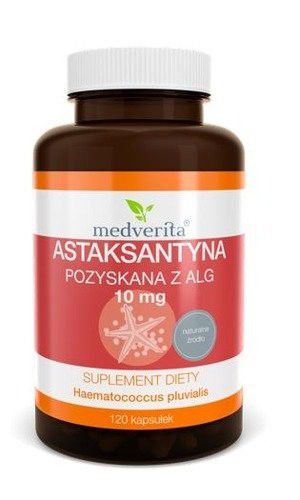 Medverita Astaksantyna z alg 10 mg 120 k