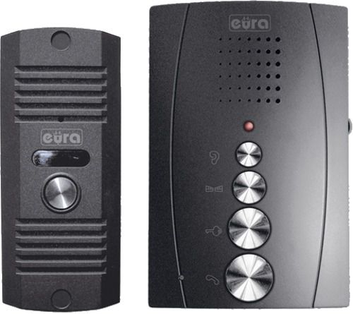 Eura adp-12a3 ''invito'' domofon głośnomówiący, bezsłuchawkowy, dwie słuchawki  - możliwość mont