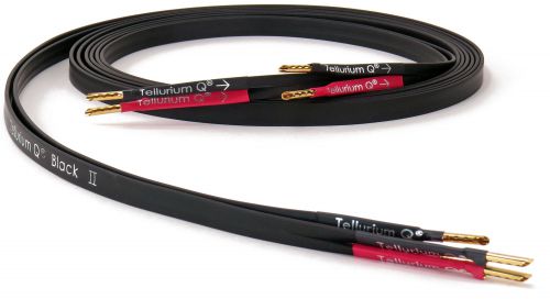Tellurium q black ii kabel głośnikowy wtyk: widełki, długość: 3 m