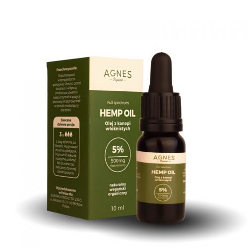 Agnes Organic Hemp Oil 5% 500 mg 10 ml