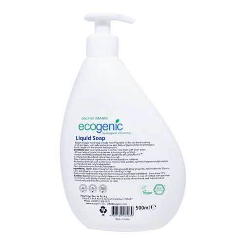 Ecogenic Mydło w płynie Eko 500 ml pomarańcza