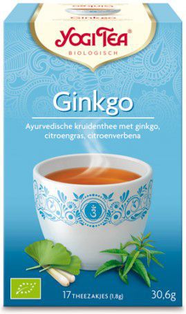 Yogi Tea Herbata Ginkgo Bio 17X1,8G Z Miłorzębem