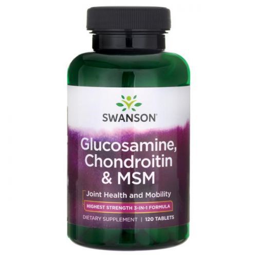 Swanson Glucosamina Chondro Msm 120 T